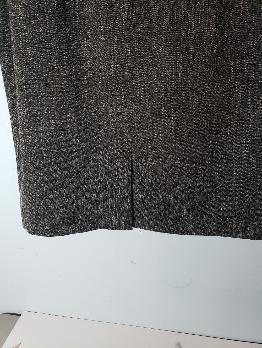 Linea Domani Vintage Skirt Suit Set Fringe Accents 6 Academia Career Events Fall - Picture 13 of 14